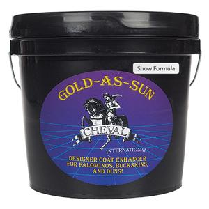 Show-Safe Gold-as-Sun Coat Enhancing Supplement for Horses  Cheval International